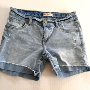 Levi's Junior Women's Sz 14 Boyfriend Shorts Jean